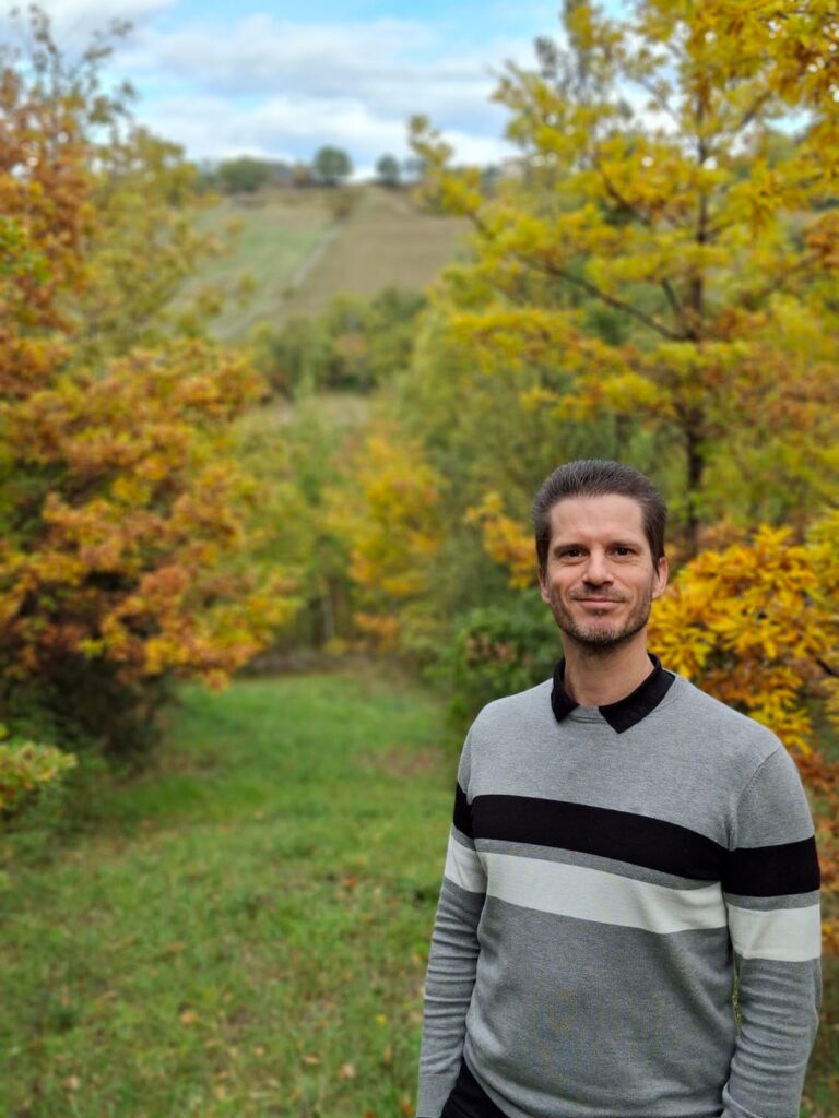 Joost in zijn truffelbos in de Abruzzo